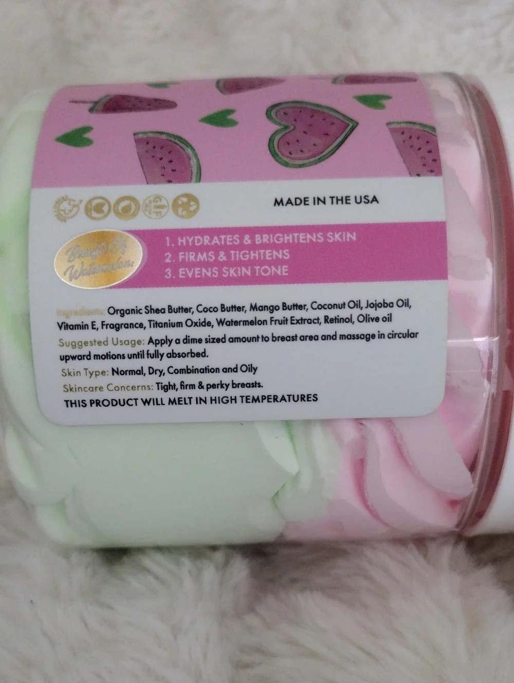Aminnah Water My Melons Body Butter